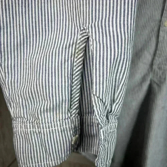 CP Shades Top Small Tunic Popover Striped Long Sleeves Sz S - Picture 7 of 11
